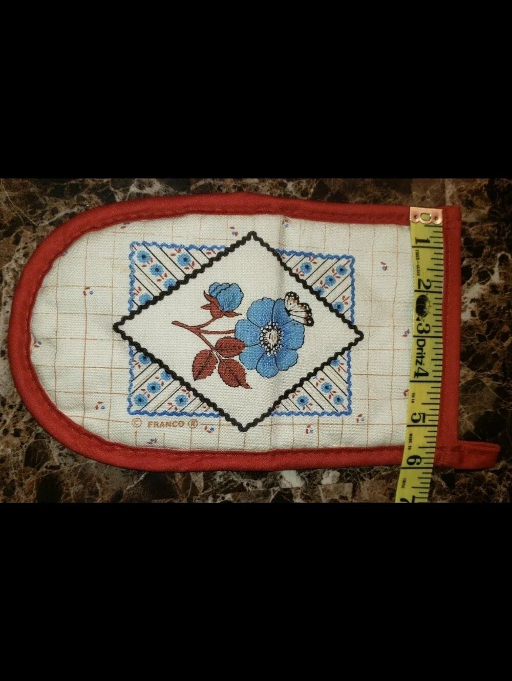 Two (2) Vintage Franco Butterfly Oven Mit/Pot Holders